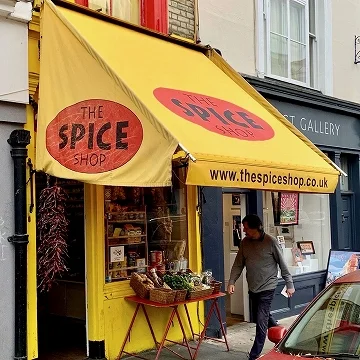 ッティングヒルのポートベローにあるThe Spice Shopスパイスショップ