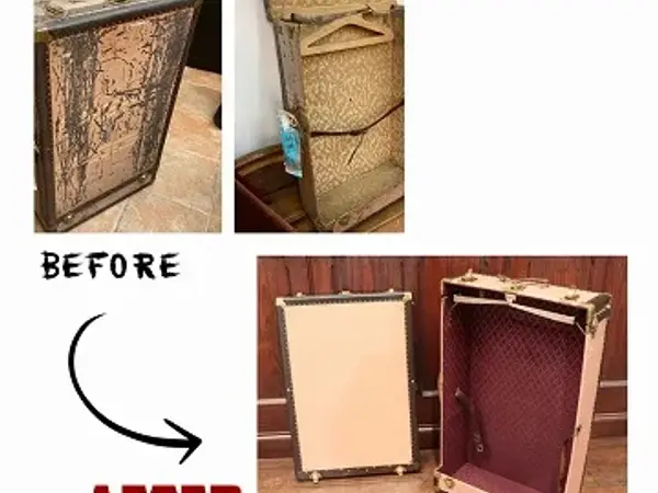【アンティークの修理実例】トランクの修理　