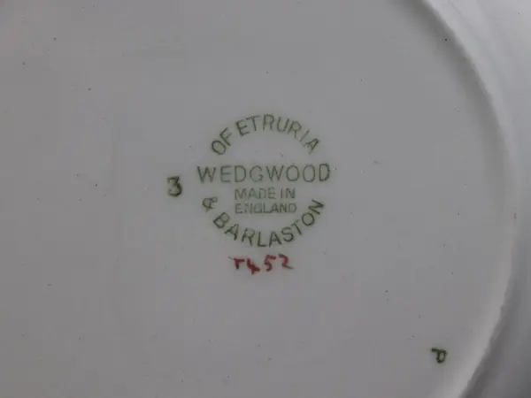 プレート WEDGWOOD of Etruria & Barlaston 4