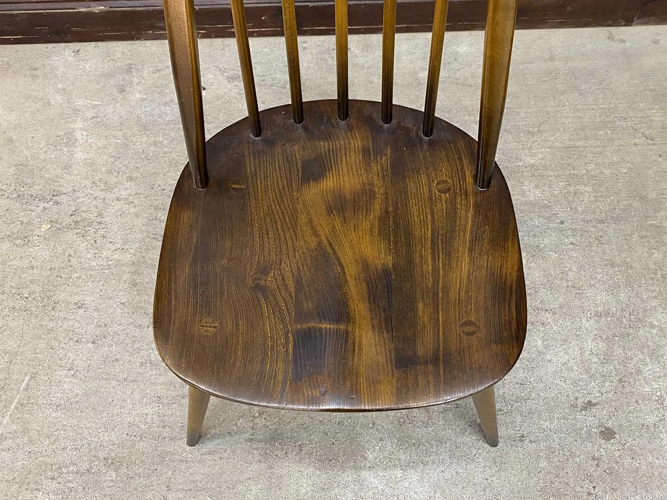 クエーカーチェア｜ブナ・エルム材 スポークバック ERCOL（アーコール