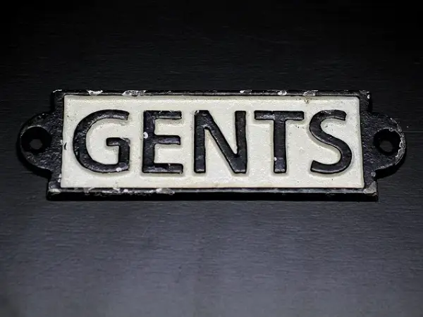 GENTS　プレート