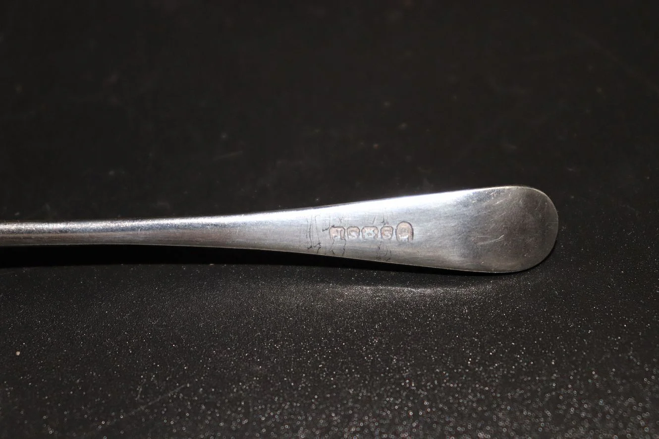 ティースプーン｜洋白EPNS・1980年代 植物のレリーフ 12.5cm | ケント