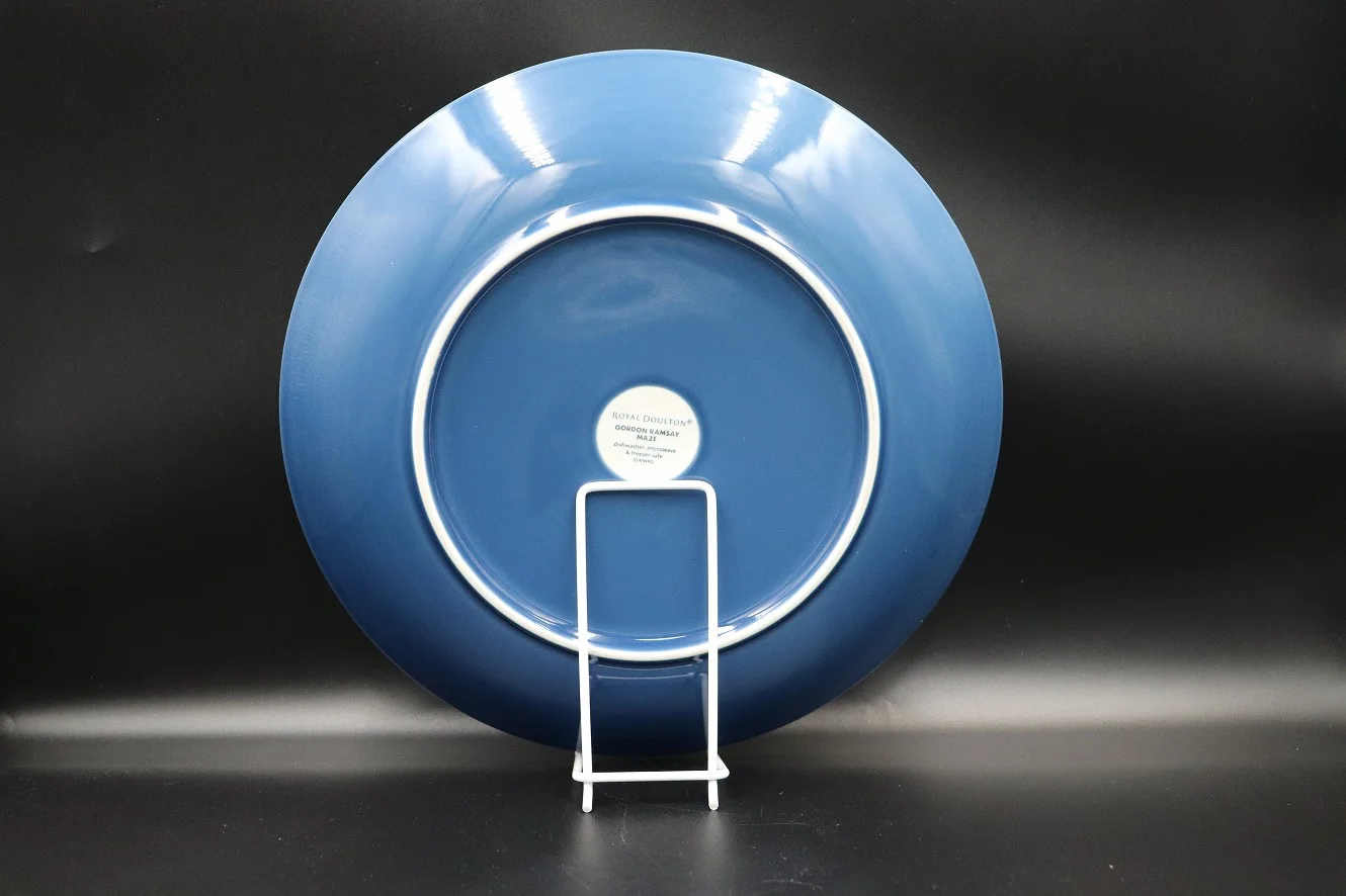 プレート｜ゴードンラムゼイ ブルー 28.5cm Royal Doulton（ロイヤル