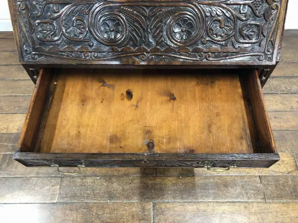 ビューロー｜オーク材・1760年代 アカンサス彫刻の特別品 13