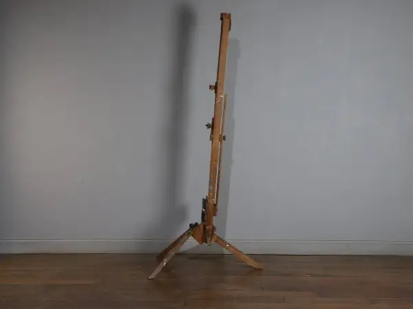 イーゼル｜パイン材・1930年代 絵の具の跡を残した大型イーゼル 3