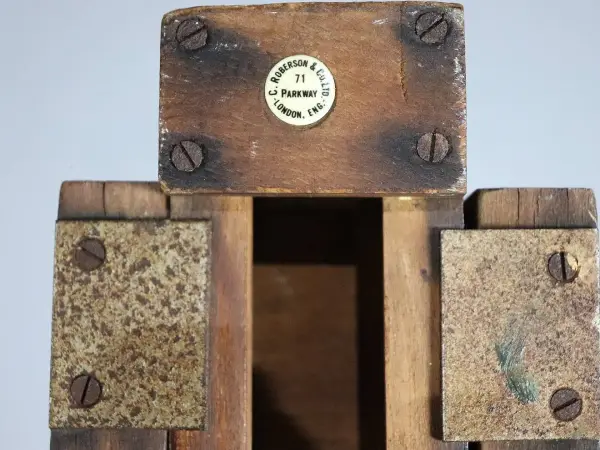 イーゼル｜パイン材・1930年代 絵の具の跡を残した大型イーゼル 5