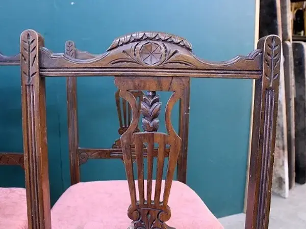 ダイニングチェア6脚セット｜マホガニー材・1910年代 2