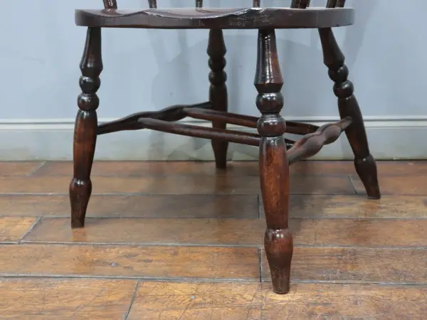 デスクチェア｜エルム材・1890年代 スモーカーズボウ 4