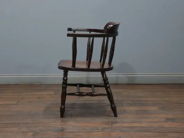 デスクチェア｜エルム材・1890年代 スモーカーズボウ 6