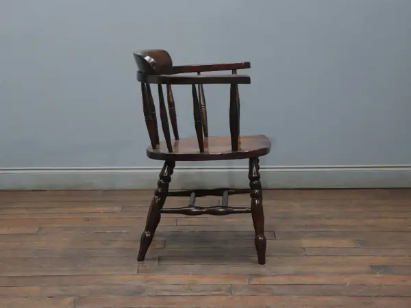 デスクチェア｜エルム材・1890年代 スモーカーズボウ 8