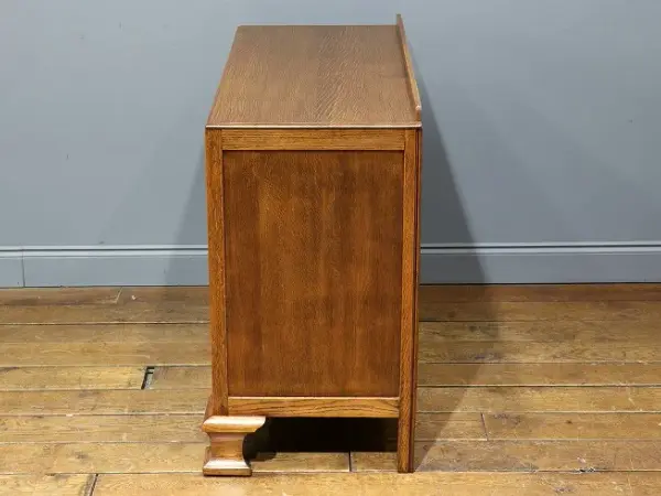 チェスト｜オーク材・1930年代 ミディアムオーク色の3杯引出し 4