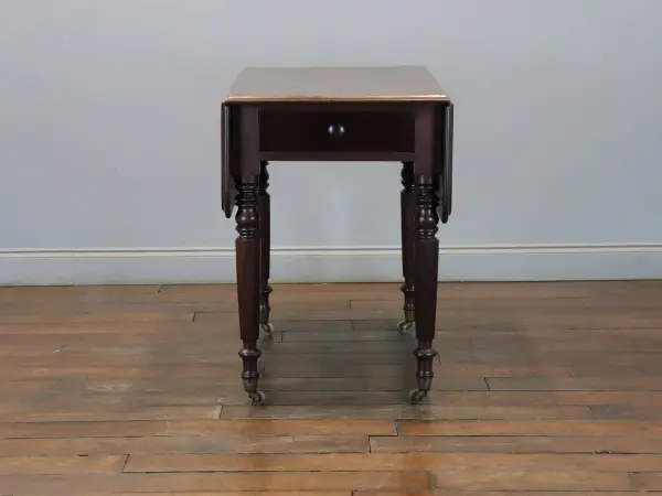 バタフライテーブル｜マホガニー材・1880年代 デスクにもなるドロップリーフ 3