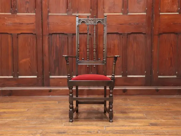アームチェア｜オーク材・1970年代 ハイバック ERCOL（アーコール） 2