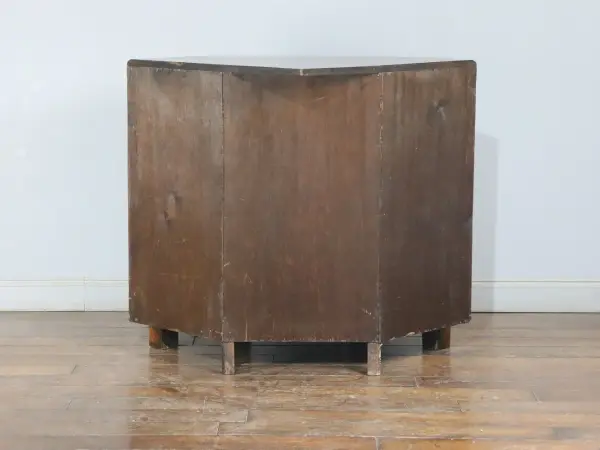 コーナーボード｜オーク材・1930年代 部屋の角を活かす収納棚 5