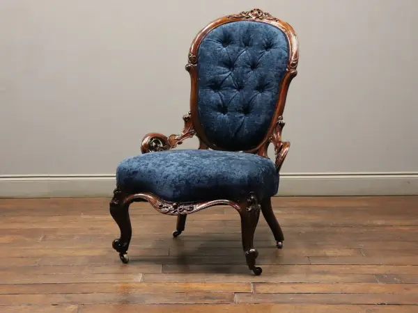 ナーシングソファ｜マホガニー材・1890年代 ヴィクトリアン 1