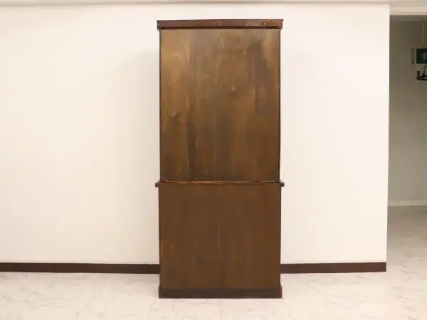ブックケース｜マホガニー材・1880年代 アカンサス彫刻のヴィクトリアン 5