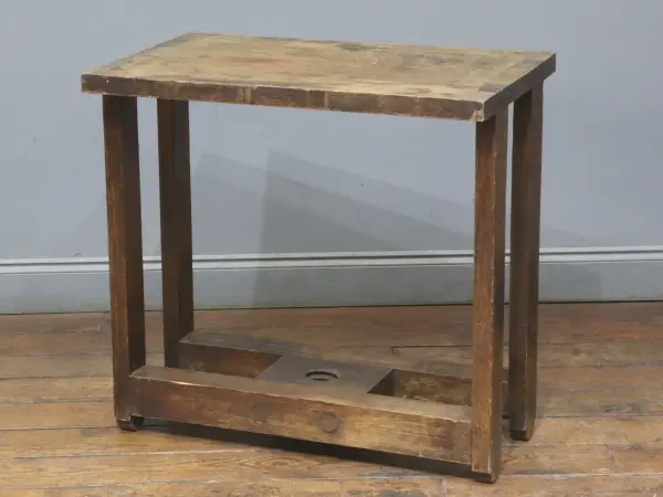 オケージョナルテーブル｜オーク材・1930年代 無骨なワークテーブル 1