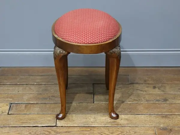 スツール｜ウォールナット材・1930年代 クイーンアン様式 4