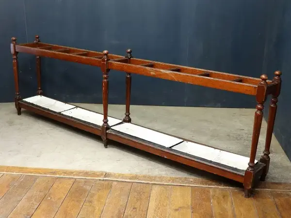 スティックスタンド｜オーク材・1930年代 幅2.6mの大型スタンド 1