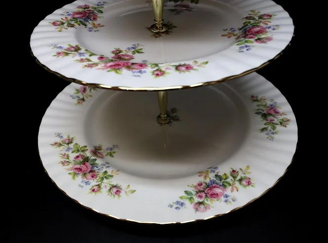 ケーキスタンド｜ラベンダーローズ 3段 ROYAL ALBERT（ロイヤル