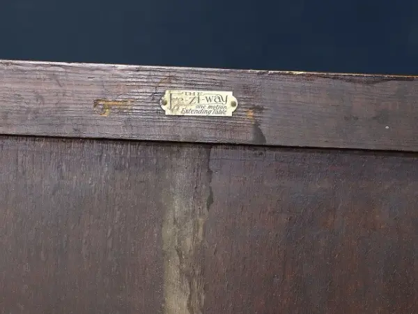 ポップアップテーブル｜オーク材・1930年代 八角天板のバルボスレッグ 3