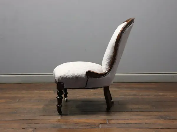 ナーシングソファ｜ウォールナット材・1900年代 低座面 3