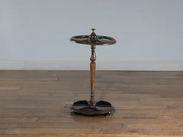スティックスタンド｜オーク材・1930年代 ペデスタル型の傘立て 2
