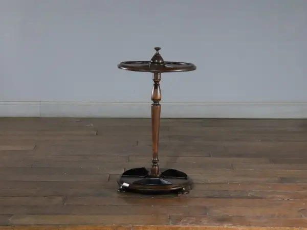 スティックスタンド｜オーク材・1930年代 ペデスタル型の傘立て 4