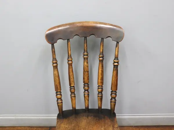 ロッキングチェア｜エルム材・1890年代 挽物細工 5