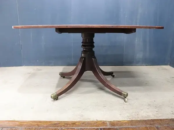 ティルトップテーブル｜マホガニー材・1880年代 彫刻柱のヴィクトリアン 4