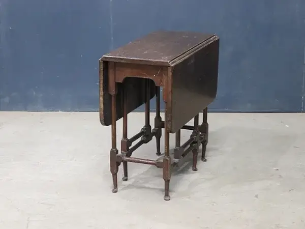 センターテーブル｜マホガニー材・1900年代 折りたたみ式ゲートレッグ 1