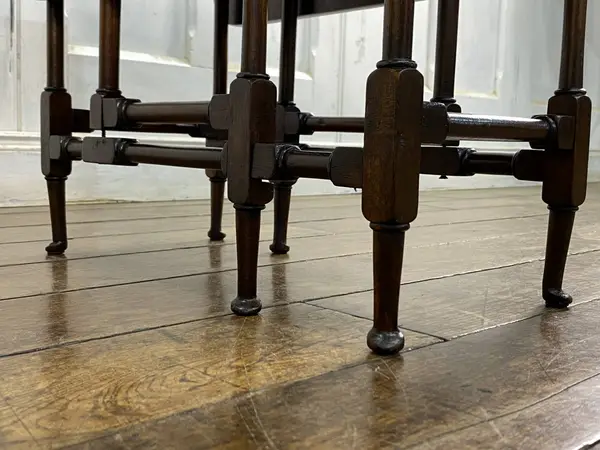 センターテーブル｜マホガニー材・1900年代 折りたたみ式ゲートレッグ 13