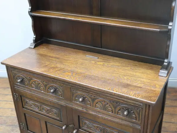 カップボード｜オーク材・1950年代 店舗什器にも合う食器棚 3