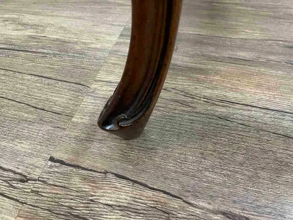 サロンチェア｜ウォールナット材・1930年代 猫脚 9