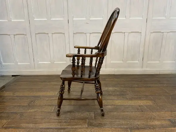 ダブルボウバックアームチェア｜エルム材・1890年代 3