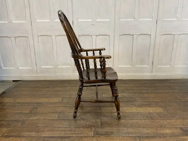 ダブルボウバックアームチェア｜エルム材・1890年代 5