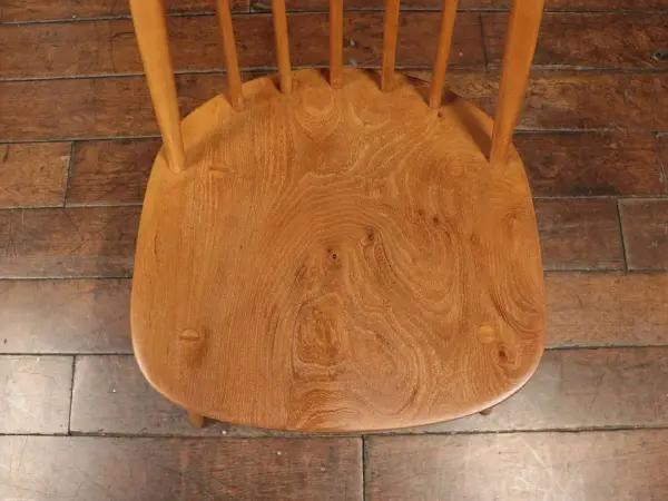 クエーカーチェア｜ブナ材・エルム材・1960年代 ゆったり座れる一脚 ERCOL（アーコール） 6