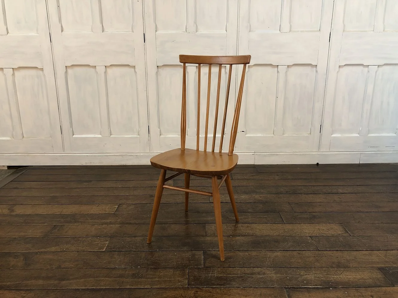 ERCOL ・アーコール スティックバックチェア ハイバック アンティークチェア ハイスティックバックチェア｜エルム材・ブナ材・1960年代 ハイバック