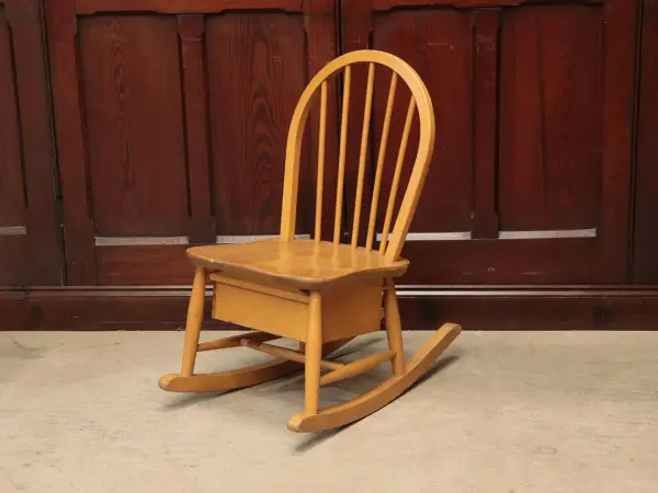 フープバックロッキングチェア｜エルム・ブナ材・1960年代 揺り椅子 ERCOL（アーコール） 1
