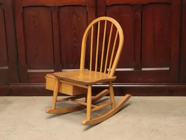 フープバックロッキングチェア｜エルム・ブナ材・1960年代 揺り椅子 ERCOL（アーコール） 2