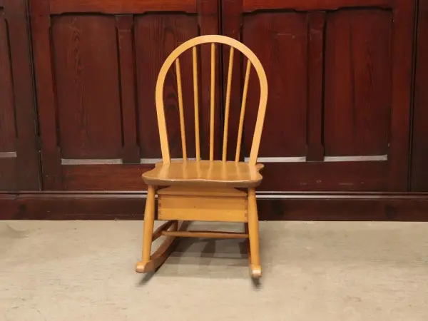 フープバックロッキングチェア｜エルム・ブナ材・1960年代 揺り椅子 ERCOL（アーコール） 3