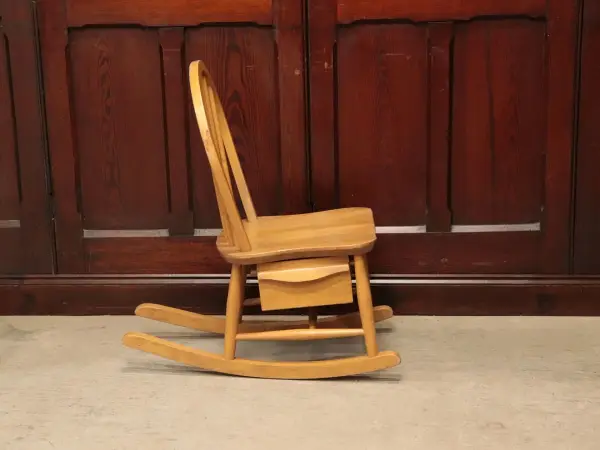 フープバックロッキングチェア｜エルム・ブナ材・1960年代 揺り椅子 ERCOL（アーコール） 6