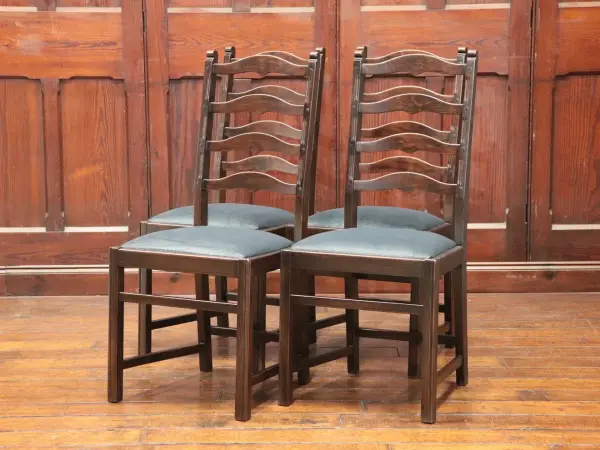 ダイニングチェア4脚セット｜ブナ材・エルム材・1960年代 ハイバック ERCOL（アーコール） 1
