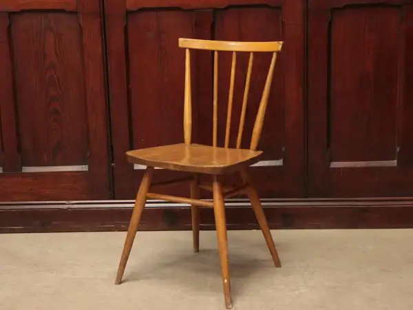 スティックバックチェア｜ブナ・エルム材・1960年代 背が抜けたダイニングチェア ERCOL（アーコール）