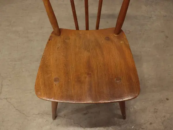 スティックバックチェア｜ブナ・エルム材・1960年代 背が抜けたダイニングチェア ERCOL（アーコール） 6