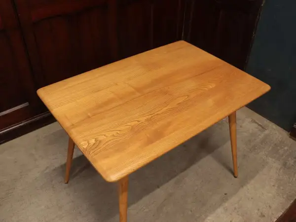 ダイニングテーブル｜ビーチ・エルム材・1960年代 棚付きコンパクト ERCOL（アーコール） 6