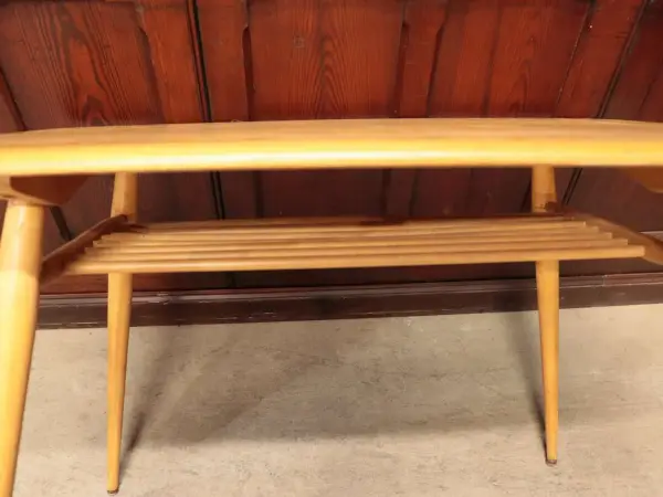 ダイニングテーブル｜ビーチ・エルム材・1960年代 棚付きコンパクト ERCOL（アーコール） 8
