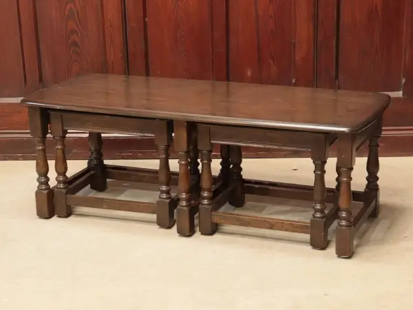 ネストテーブル｜エルム材・1960年代 ロングテーブル型 ERCOL（アーコール） 1