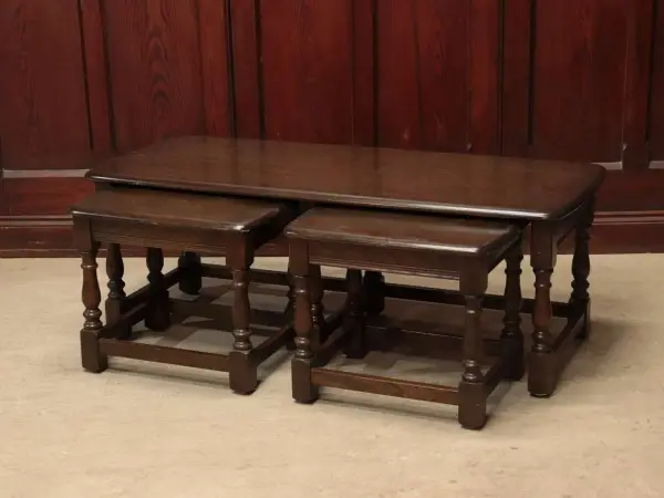 ネストテーブル｜エルム材・1960年代 ロングテーブル型 ERCOL（アーコール） 2