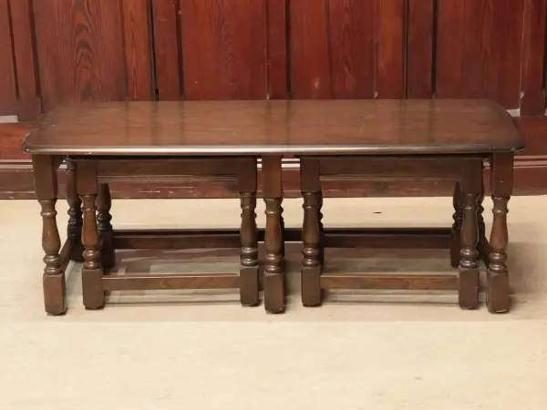 ネストテーブル｜エルム材・1960年代 ロングテーブル型 ERCOL（アーコール） 3